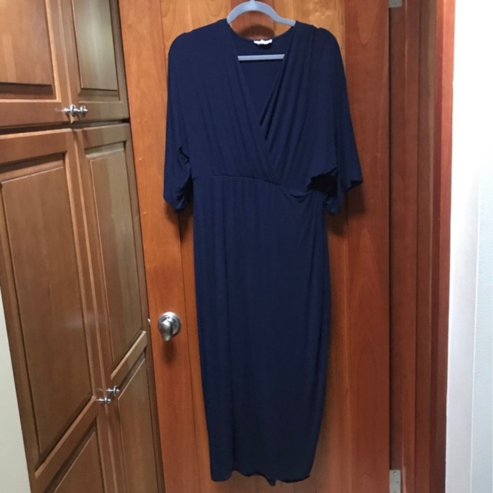 Ingrid and isabell kimono dress, navy, size small